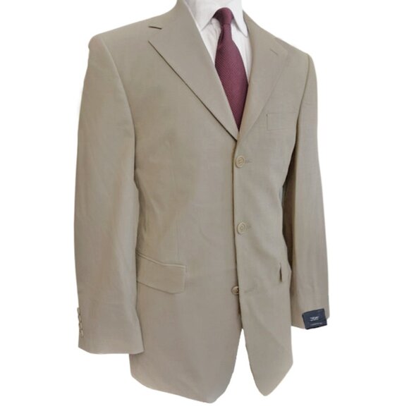 NEW Brooks Brothers Dartmouth Sportcoat!Classic TanStretch...
